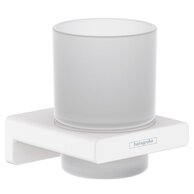 Držák kartáčků Hansgrohe AddStoris, bílá mat, 41749700