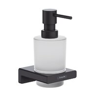 Dávkovač tekutého mýdla Hansgrohe AddStoris, černá mat, 41745670