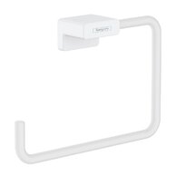 Držák ručníků Hansgrohe AddStoris kruh, bílá mat, 41754700