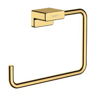 Držák ručníků Hansgrohe AddStoris kruh, zlatá lesk, 41754990