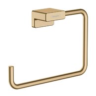 Držák ručníků Hansgrohe AddStoris kruh, bronz kartáčovaný, 41754140