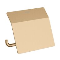 Držák Hansgrohe Addstoris na toaletní papír, s krytkou, bronz kartáčovaný, 41753140
