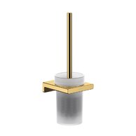 WC štětka Hansgrohe AddStoris s miskou, zlatá lesk, 41752990