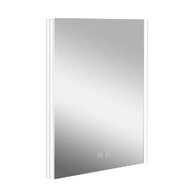 Skříňka Kielle Arkas zrcadlová 55, LED osvětlení, vyhřívání a USB port, levá, bílá, 50111610