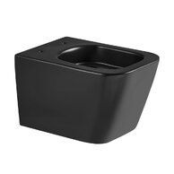 WC mísa Kielle Arkas závěsná, rimless+, vortex, černá mat, 30111014