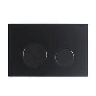 WC tlačítko Kielle Gemini, černá mat, 70230040