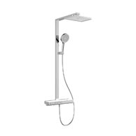 Vega sprchový set termo 36x24 3 proudy chrom/bílá