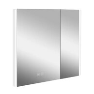 Skříňka Kielle Arkas zrcadlová 80, LED osvětlení, USB port, bílá, 50111810