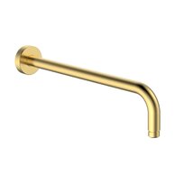 Sprchové rameno Kielle boční, 36 cm, kartáčovaná zlatá, 20201026