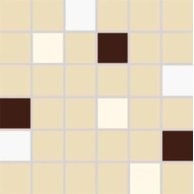 Mozaika Rako Concept Plus béžová lesk rektifikovaná 30x30 WDM05008