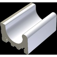 Přelivový žlábek Rako Pool Wiesbaden bílá mat 15x20 XPP54023