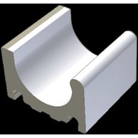 Přelivový žlábek Rako Pool Wiesbaden bílá mat 20x22 XPP53023