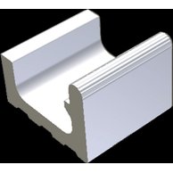 Přelivový žlábek Rako Pool Wiesbaden bílá mat 20x23 XPP52023