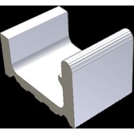 Přelivový žlábek Rako Pool Wiesbaden bílá mat 20x30 XPP51023