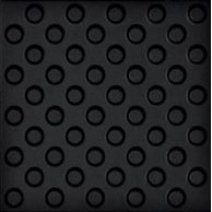 Tvarovka Rako Taurus Industrial speciální pro nevidomé černá struktura mat rektifikovaná 30x30 TTS35019