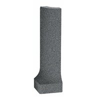 Sokl s požlábkem vnější roh Rako Taurus Granit antracitově šedá mat 2x8 TSERH065