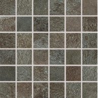 Mozaika Rako Como hnědočerná struktura mat rektifikovaná 30x30 DDM05694