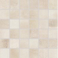 Mozaika Rako Via světle béžová struktura mat rektifikovaná 30x30 DDM05710
