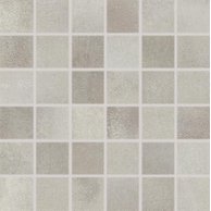 Mozaika Rako Via šedá struktura mat rektifikovaná 30x30 DDM05711