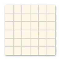 Mozaika Rako Up slonová kost lesk rektifikovaná 30x30 WDM05510