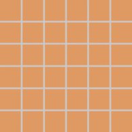 Mozaika Rako Color Two světle oranžová mat 30x30 GDM05150