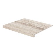 Tvarovka schodová Rako Alba hnědošedá struktura mat rektifikovaná 53x60 DCF65732