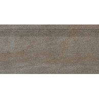 Schodovka Rako Quarzit hnědá mat rektifikovaná 40x80 DCP84736