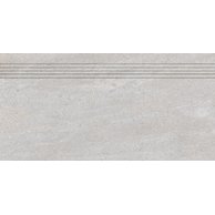 Schodovka Rako Quarzit šedá mat rektifikovaná 40x80 DCP84737