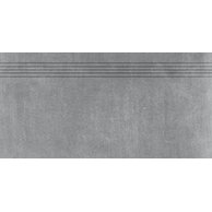 Schodovka Rako Rebel tmavě šedá mat rektifikovaná 40x80 DCP84742