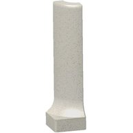 Sokl s požlábkem vnější roh Rako Taurus Granit světle šedá mat 2x8 TSERH078