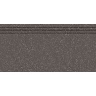 Schodovka Rako Linka černá mat rektifikovaná 30x60 DCPSE822