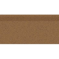 Schodovka Rako Linka hnědá mat rektifikovaná 30x60 DCPSE823