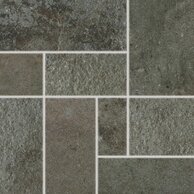 Dekor Rako Como hnědočerná struktura mat rektifikovaný 30x30 DDP34694