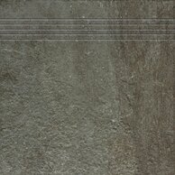 Schodovka Rako Como hnědočerná struktura mat 30x30 DCP34694