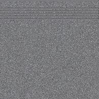 Schodovka Rako Taurus Granit antracitově šedá mat 30x30 TCA34065