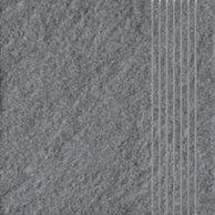 Schodovka Rako Taurus Granit antracitově šedá struktura mat 30x30 TCV34065