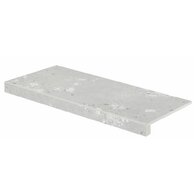 Tvarovka schodová Rako Castone šedá mat rektifikovaná 40x80 DCF84856