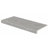 Tvarovka schodová Rako Castone tmavě šedá mat rektifikovaná 40x80 DCF84857