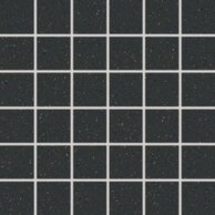 Mozaika Rako Compila hnědočerná mat rektifikovaná 30x30 DDM05871