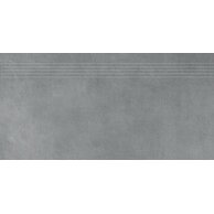 Schodovka Rako Extra tmavě šedá struktura mat rektifikovaná 30x60 DCPSR724