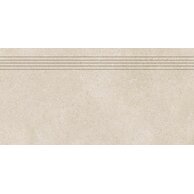 Schodovka Rako Betonico světle béžová mat rektifikovaná 30x60 DCPSR793
