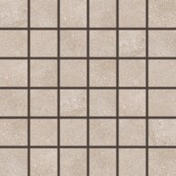 Mozaika Rako Betonico tmavě béžová mat rektifikovaná 30x30 DDM05794