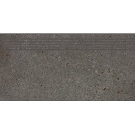 Schodovka Rako Piazzetta černá mat rektifikovaná 30x60 DCPSR789