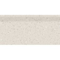 Schodovka Rako Porfido béžová pololesk rektifikovaná 30x60 DCPSR813