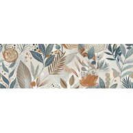 Dekor Rako Blossom vícebarevná struktura pololesk rektifikovaný 29,8x89,8 WIRVN529