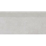 Schodovka Rako Dale šedá struktura mat rektifikovaná 29,8x59,8 DCPSR879