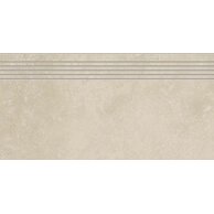 Schodovka Rako Dale tmavě béžová struktura mat rektifikovaná 29,8x59,8 DCPSR881