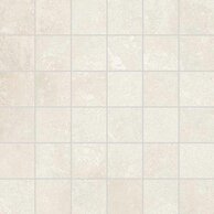 Mozaika Rako Dale bílošedá struktura mat rektifikovaná 29,8x29,8 DDM05878