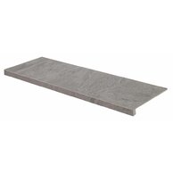 Tvarovka schodová Rako Core šedá struktura mat rektifikovaná 29,8x119,8 DCFVD874