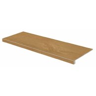 Tvarovka schodová Rako Plank hnědá struktura mat rektifikovaná 29,8x119,8 DCFVD895